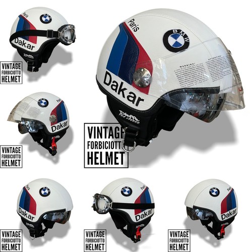 Casco vintage pelle - in,